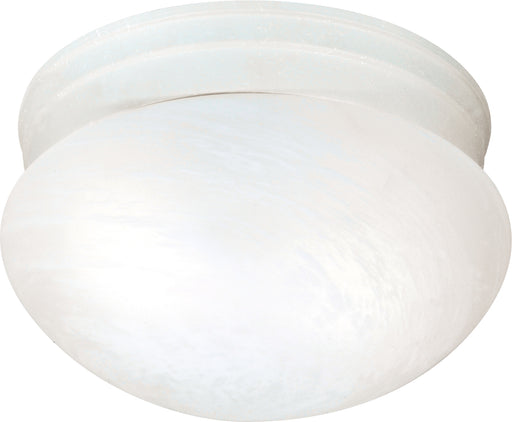 SATCO/NUVO 2 Light-10 Inch Flush Mount Medium Alabaster Mushroom (SF76-613)