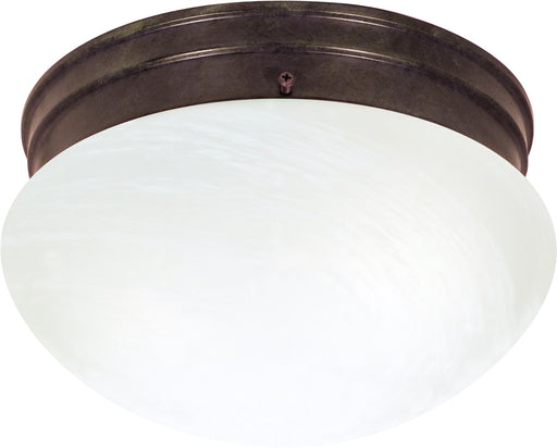 SATCO/NUVO 2 Light-10 Inch Flush Mount Medium Alabaster Mushroom (SF76-673)