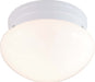 SATCO/NUVO 2-Light 10 Inch Flush Mount Medium White Mushroom (SF77-062)