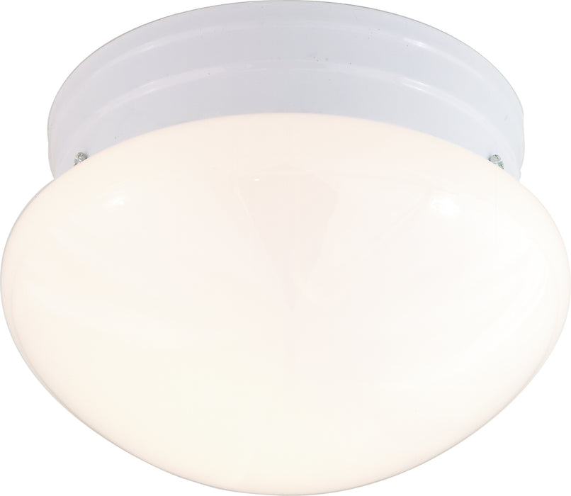 SATCO/NUVO 2-Light 10 Inch Flush Mount Medium White Mushroom (SF77-062)
