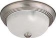 SATCO/NUVO 2-Light 11 Inch Flush Mount With Frosted White Glass (60-3261)