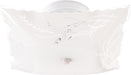 SATCO/NUVO 2 Light-12 Inch-Ceiling Fixture-Square Wheat/Ruffled Edge (SF76-270)