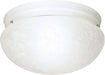 SATCO/NUVO 2 Light-12 Inch Flush Mount Large Alabaster Mushroom (SF76-614)