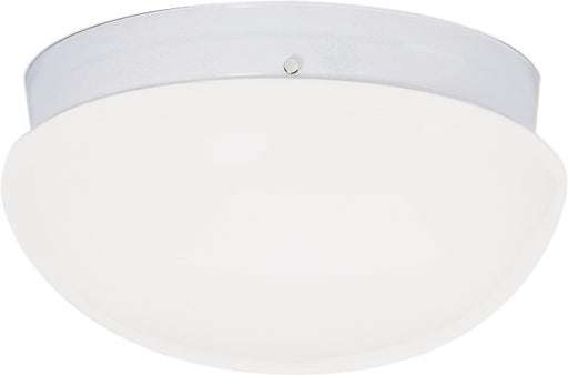 SATCO/NUVO 2 Light-12 Inch Flush Mount Large White Mushroom (SF77-987)