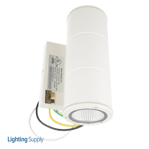 SATCO/NUVO 2-Light LED Small Up and Down Sconce Fixture White Finish 10W 120/277V 3000K (62-1141R1)