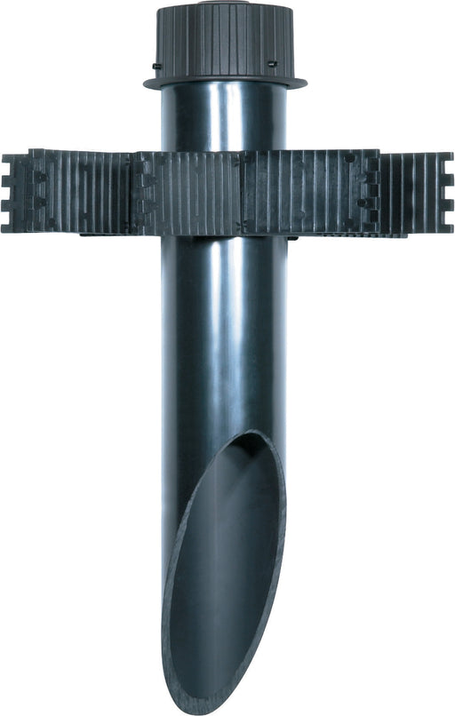 SATCO/NUVO 3 Inch Diameter Mounting Post PVC Dark Gray (60-678)
