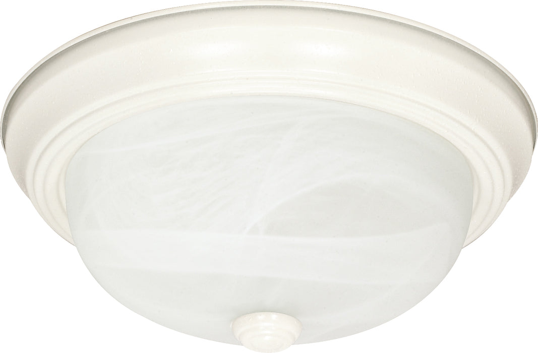 SATCO/NUVO 3-Light 15 Inch Flush Mount Alabaster Glass (60-223)
