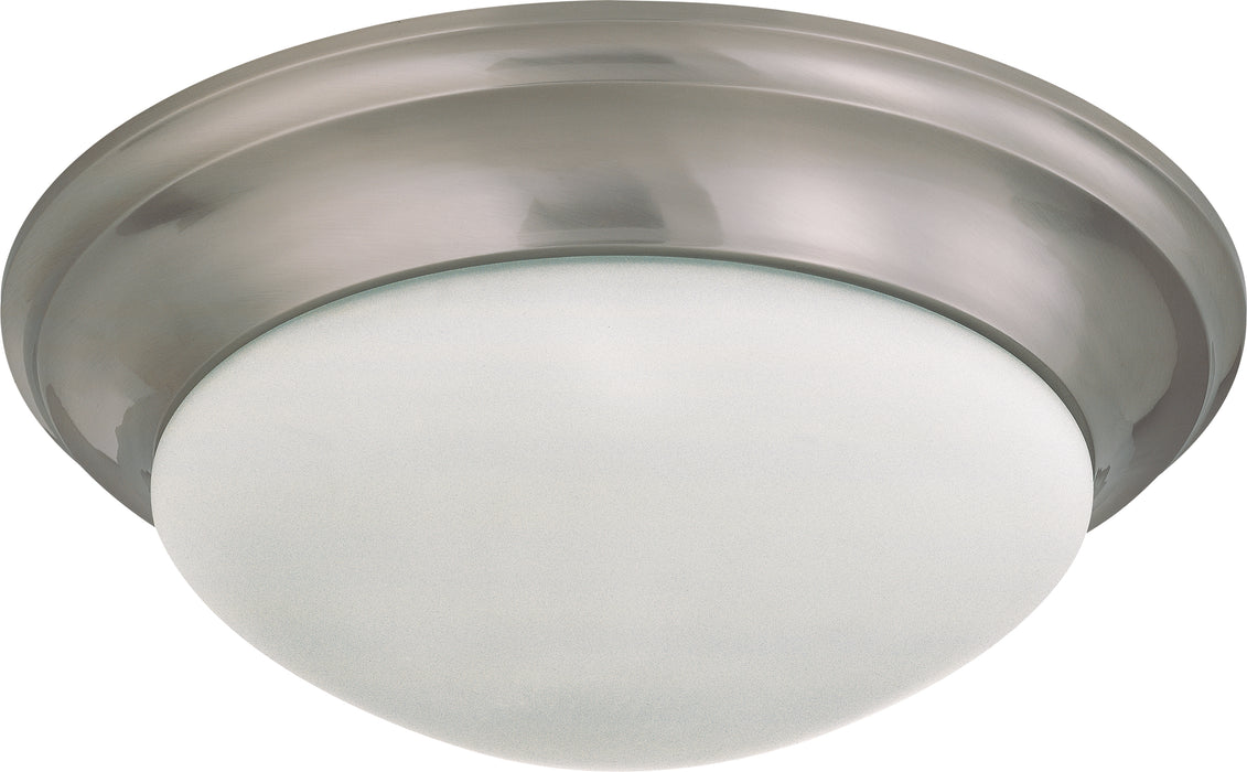 SATCO/NUVO 3-Light 17 Inch Flush Mount Twist And Lock With Frosted White Glass (60-3273)