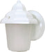 SATCO/NUVO 1-Light 8-7/8 Inch Wall Lantern Hood Lantern With Satin Frosted Glass Color Retail Packaging (60-3466)