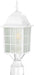 SATCO/NUVO Adams 1-Light 17 Inch Outdoor Post With Frosted Glass (60-4907)
