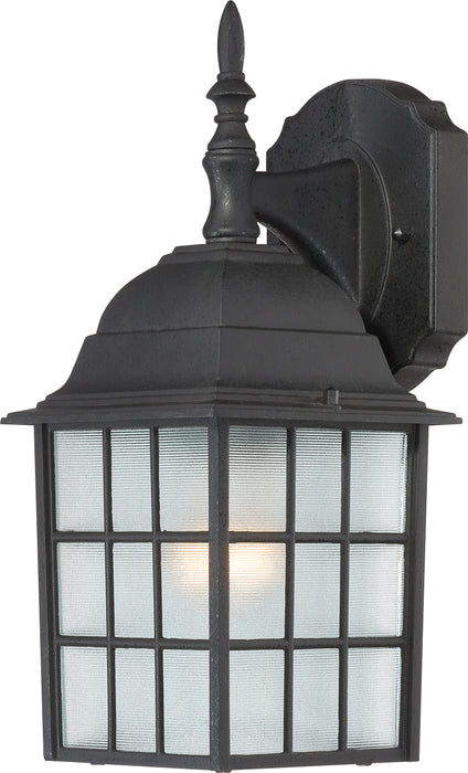 SATCO/NUVO Adams 1-Light 14 Inch Outdoor Wall With Frosted Glass Color Retail Packaging (60-3482)