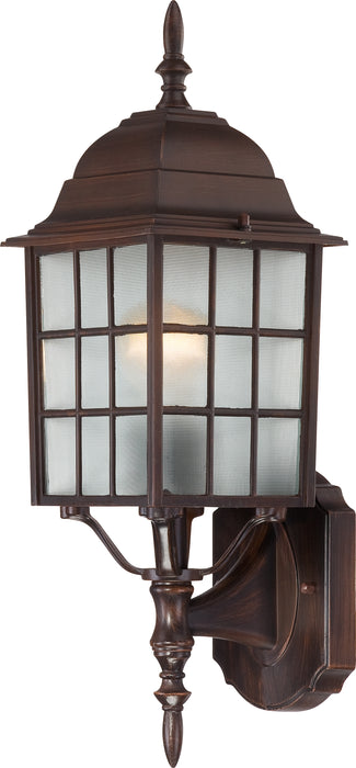 SATCO/NUVO Adams 1-Light 18 Inch Outdoor Wall With Frosted Glass Color Retail Packaging (60-3478)