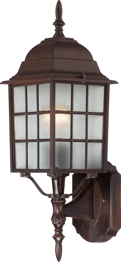 SATCO/NUVO Adams 1-Light 18 Inch Outdoor Wall With Frosted Glass Color Retail Packaging (60-3478)
