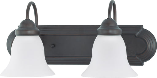 SATCO/NUVO Ballerina 2-Light 18 Inch Vanity With Frosted White Glass Color Retail Packaging (60-6082)
