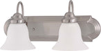 SATCO/NUVO Ballerina 2-Light 18 Inch Vanity With Frosted White Glass (60-3278)