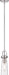 SATCO/NUVO Beaker 1-Light Miniature Pendant With Clear Glass (60-5262)