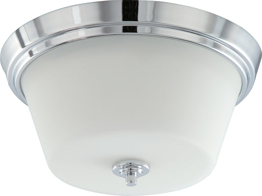 SATCO/NUVO Bento 2-Light Flush Fixture With Satin White Glass (60-4088)