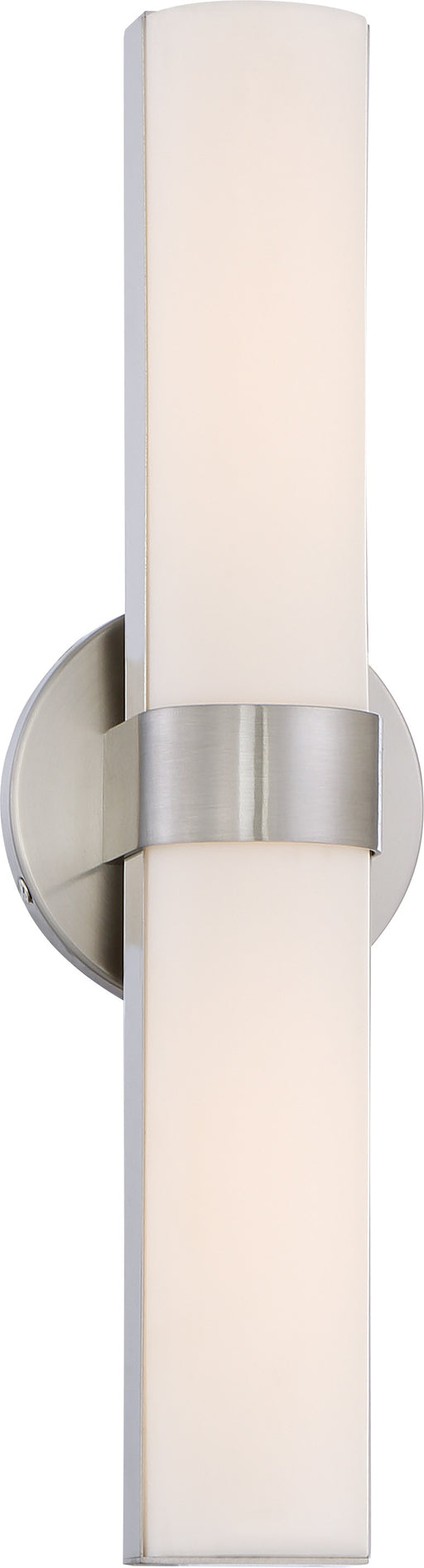 SATCO/NUVO Bond Double 17-1/2 Inch LED Vanity With White Acrylic Lens (62-732)