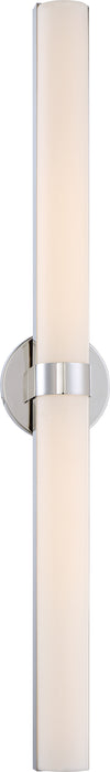 SATCO/NUVO Bond Double 37-3/8 Inch LED Vanity With White Acrylic Lens (62-724)