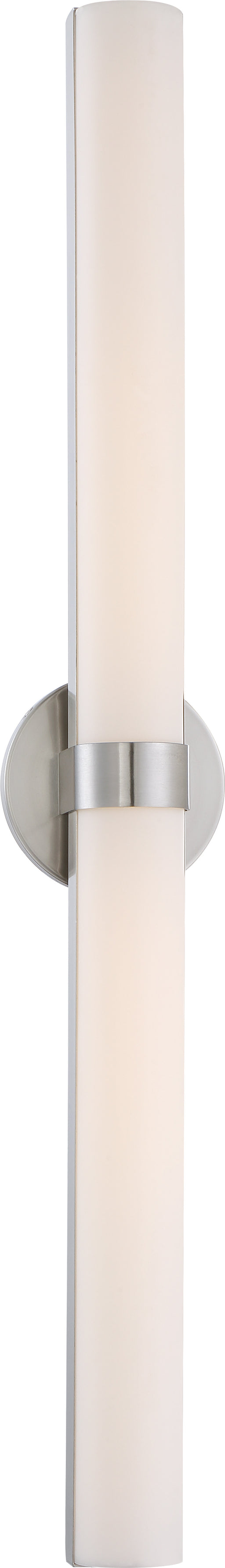 SATCO/NUVO Bond Double 37-3/8 Inch LED Vanity With White Acrylic Lens (62-734)