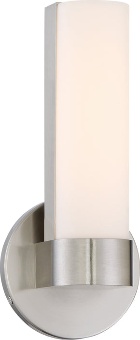 SATCO/NUVO Bond Single 9-1/2 Inch LED Vanity With White Acrylic Lens (62-731)