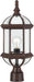 SATCO/NUVO Boxwood 1-Light 19 Inch Outdoor Post With Clear Beveled Glass (60-4975)