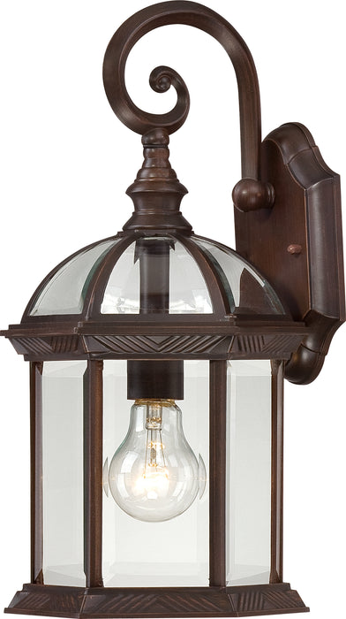 SATCO/NUVO Boxwood 1-Light 15 Inch Outdoor Wall With Clear Beveled Glass Color Retail Packaging (60-3495)