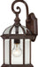 SATCO/NUVO Boxwood 1-Light 15 Inch Outdoor Wall With Clear Beveled Glass Color Retail Packaging (60-3495)