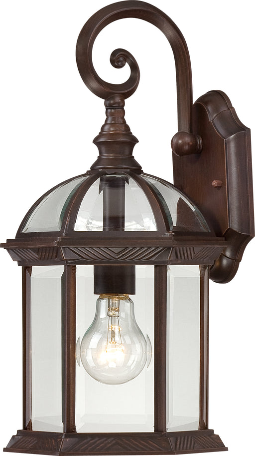 SATCO/NUVO Boxwood 1-Light 15 Inch Outdoor Wall With Clear Beveled Glass Color Retail Packaging (60-3495)