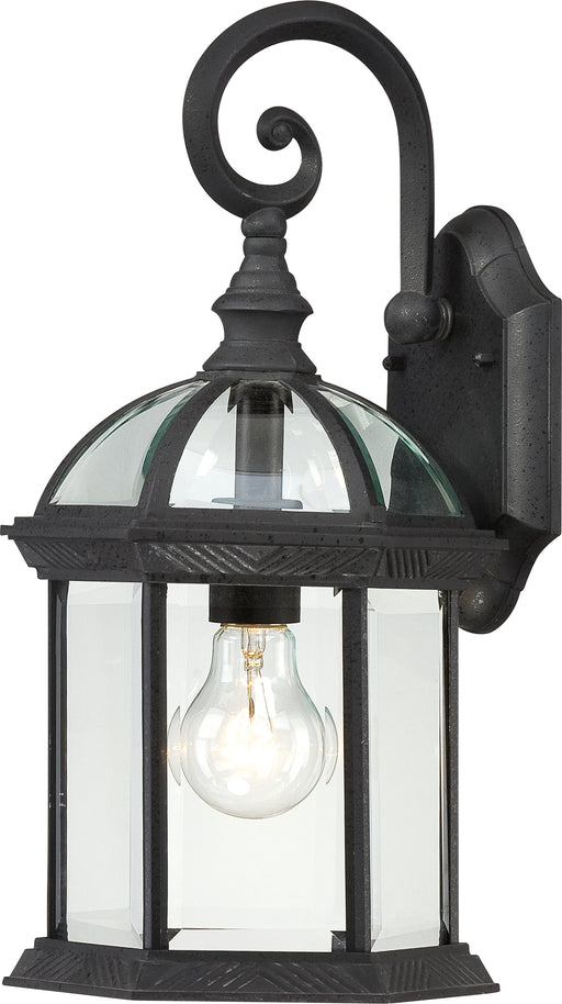 SATCO/NUVO Boxwood 1-Light 15 Inch Outdoor Wall With Clear Beveled Glass Color Retail Packaging (60-3496)