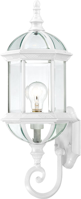 SATCO/NUVO Boxwood 1-Light 22 Inch Outdoor Wall With Clear Beveled Glass Color Retail Packaging (60-3497)