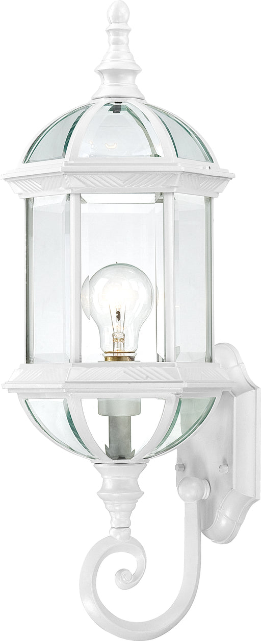 SATCO/NUVO Boxwood 1-Light 22 Inch Outdoor Wall With Clear Beveled Glass Color Retail Packaging (60-3497)