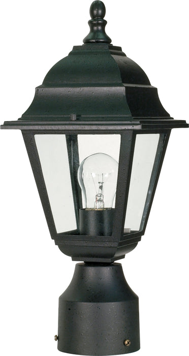 SATCO/NUVO Briton 1-Light 14 Inch Post Lantern With Clear Glass Color Retail Packaging (60-3456)