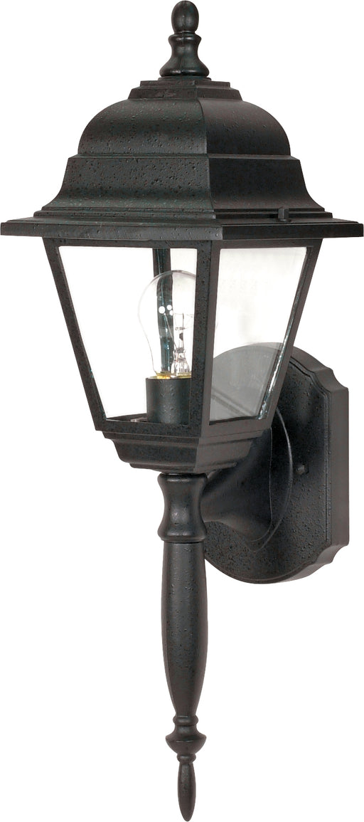 SATCO/NUVO Briton 1-Light 18 Inch Wall Lantern With Clear Seed Glass Color Retail Packaging (60-3455)