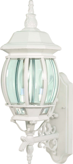 SATCO/NUVO Central Park 3-Light 22 Inch Wall Lantern With Clear Beveled Glass (60-888)
