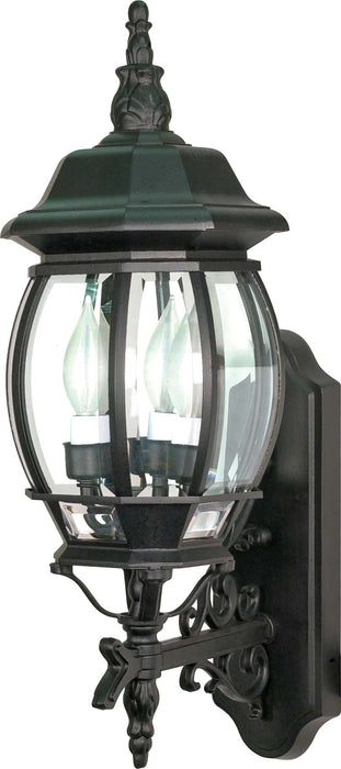 SATCO/NUVO Central Park 3-Light 22 Inch Wall Lantern With Clear Beveled Glass (60-890)