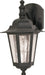 SATCO/NUVO Cornerstone 1-Light 13 Inch Wall Lantern Arm Down With Clear Seed Glass (60-990)