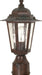 SATCO/NUVO Cornerstone 1-Light 14 Inch Post Lantern With Clear Seed Glass (60-995)