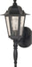 SATCO/NUVO Cornerstone 1-Light 18 Inch Wall Lantern With Clear Seed Glass (60-987)