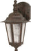 SATCO/NUVO Cornerstone 1-Light 13 Inch Wall Lantern Arm Down With Clear Seed Glass Color Retail Packaging (60-3474)