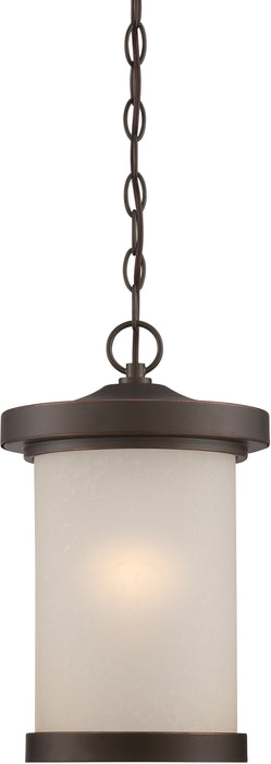 SATCO/NUVO Diego LED Outdoor Hanging With Satin Amber Glass (62-645)