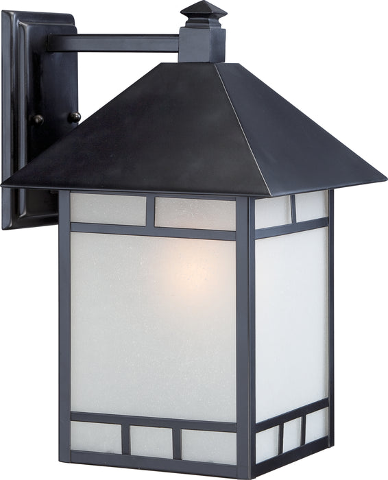 SATCO/NUVO Drexel 1-Light 10 Inch Outdoor Wall Fixture With Frosted Seed Glass (60-5603)
