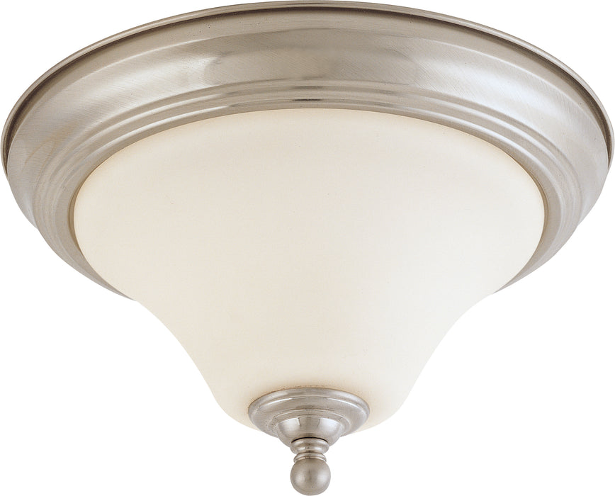 SATCO/NUVO Dupont 1-Light 11 Inch Flush Mount With Satin White Glass (60-1824)