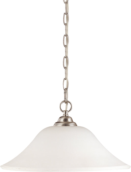 SATCO/NUVO Dupont 1-Light 16 Inch Hanging Dome With Satin White Glass (60-1829)