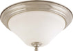 SATCO/NUVO Dupont 2-Light 15 Inch Flush Mount With Satin White Glass (60-1826)