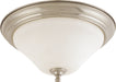 SATCO/NUVO Dupont 2-Light 15 Inch Flush Mount With Satin White Glass (60-1826)