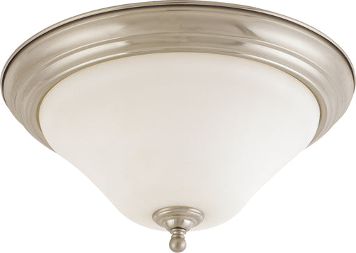 SATCO/NUVO Dupont 2-Light 15 Inch Flush Mount With Satin White Glass (60-1826)