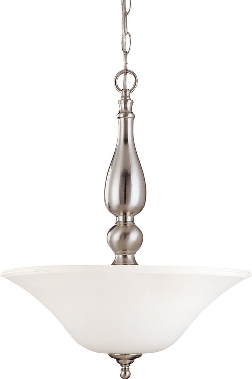 SATCO/NUVO Dupont 3-Light Pendant With Satin White Glass (60-1828)