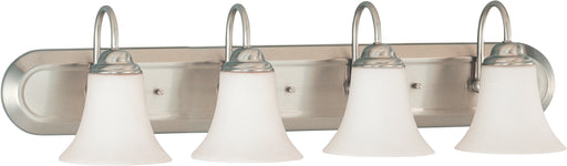 SATCO/NUVO Dupont 4-Light Vanity With Satin White Glass (60-1835)