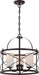 SATCO/NUVO Ginger 3-Light Pendant With Etched Opal Glass (60-5337)